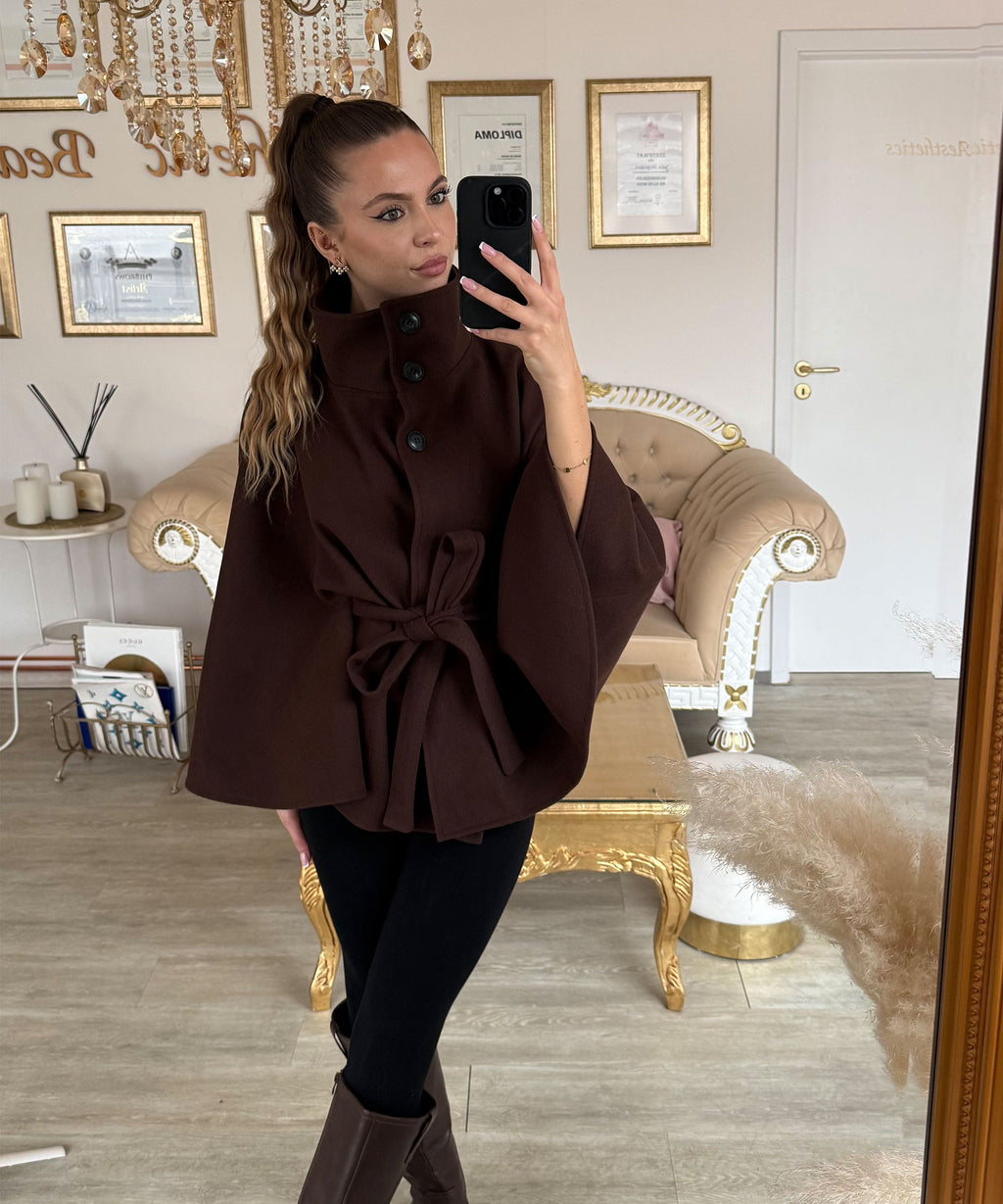 Karah - Poncho Chocolate