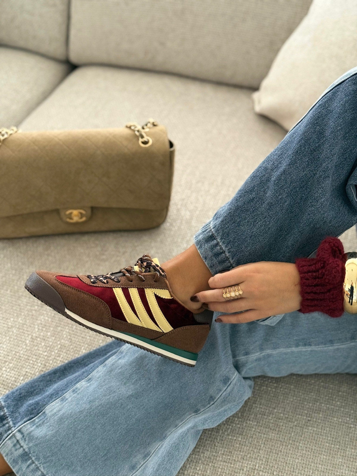 Sneakers « Melisa » Burdeos