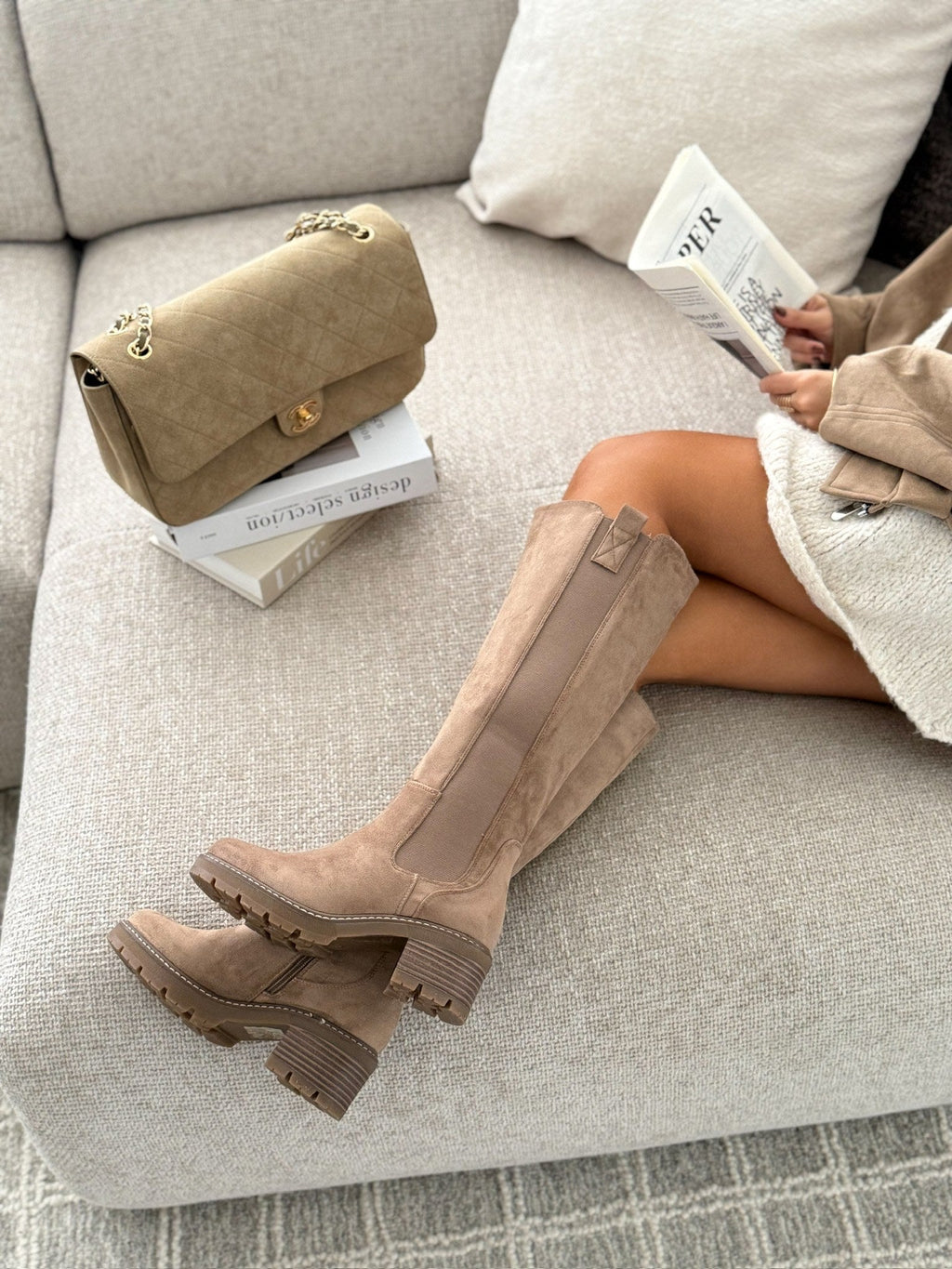 Botas « Paula » Taupe