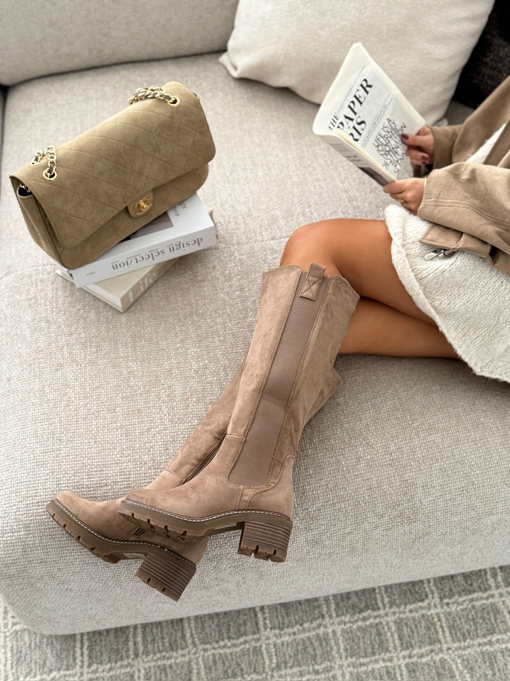 Botas « Paula » Taupe