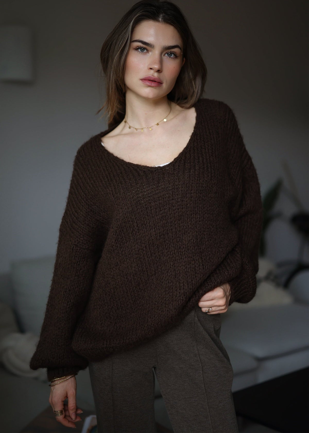Irene - Jersey Bouclé de Rayas