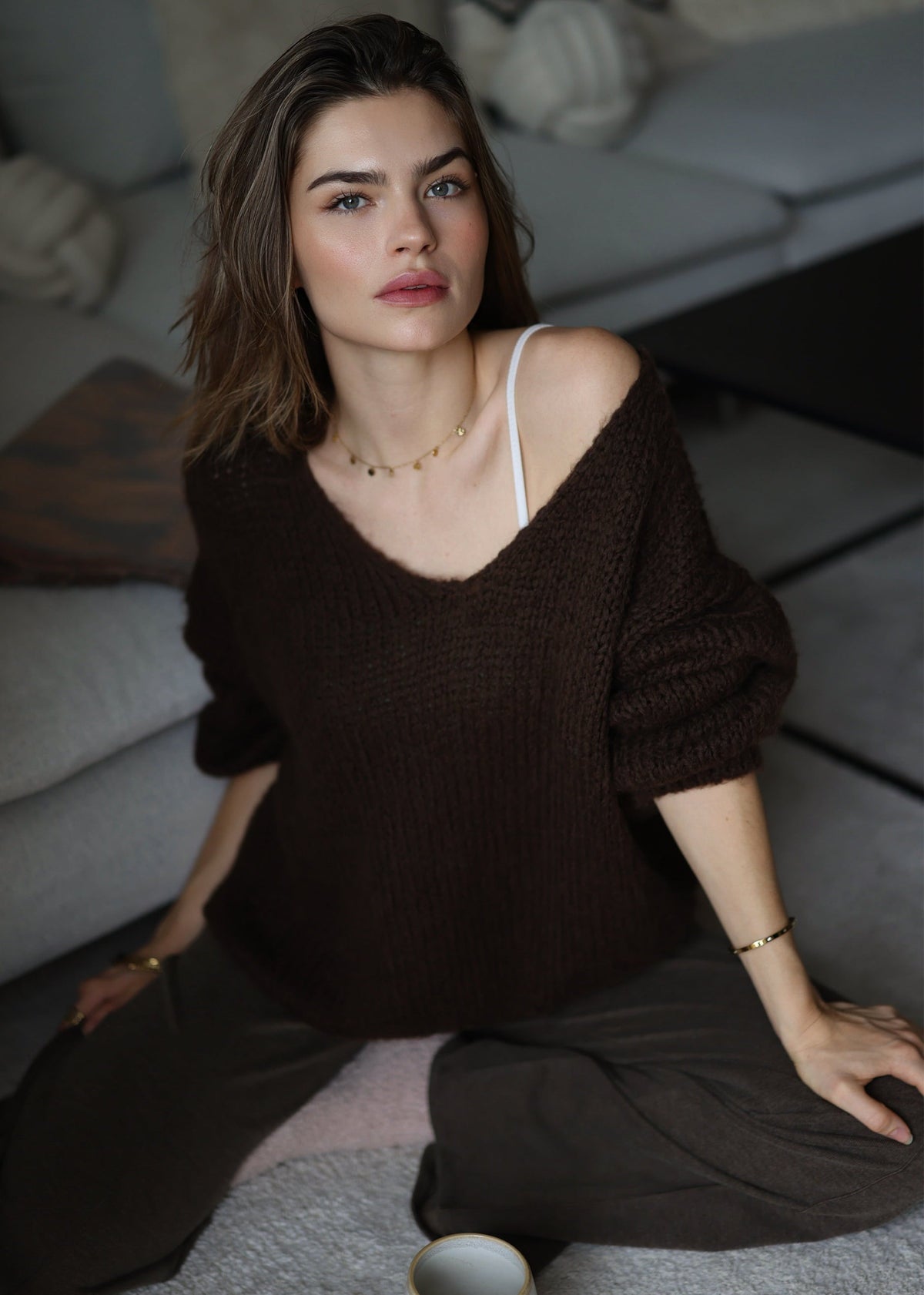 Irene - Jersey Bouclé de Rayas