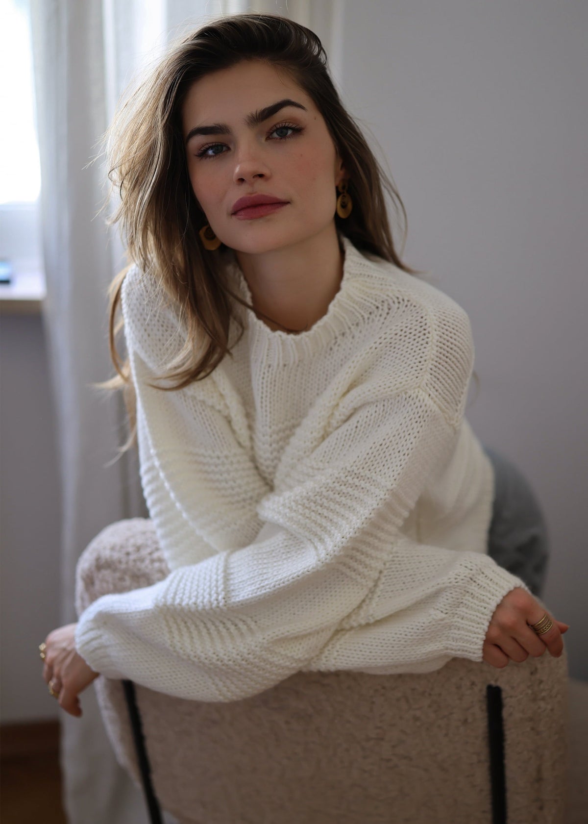 Celia - Chaqueta de Punto Calado