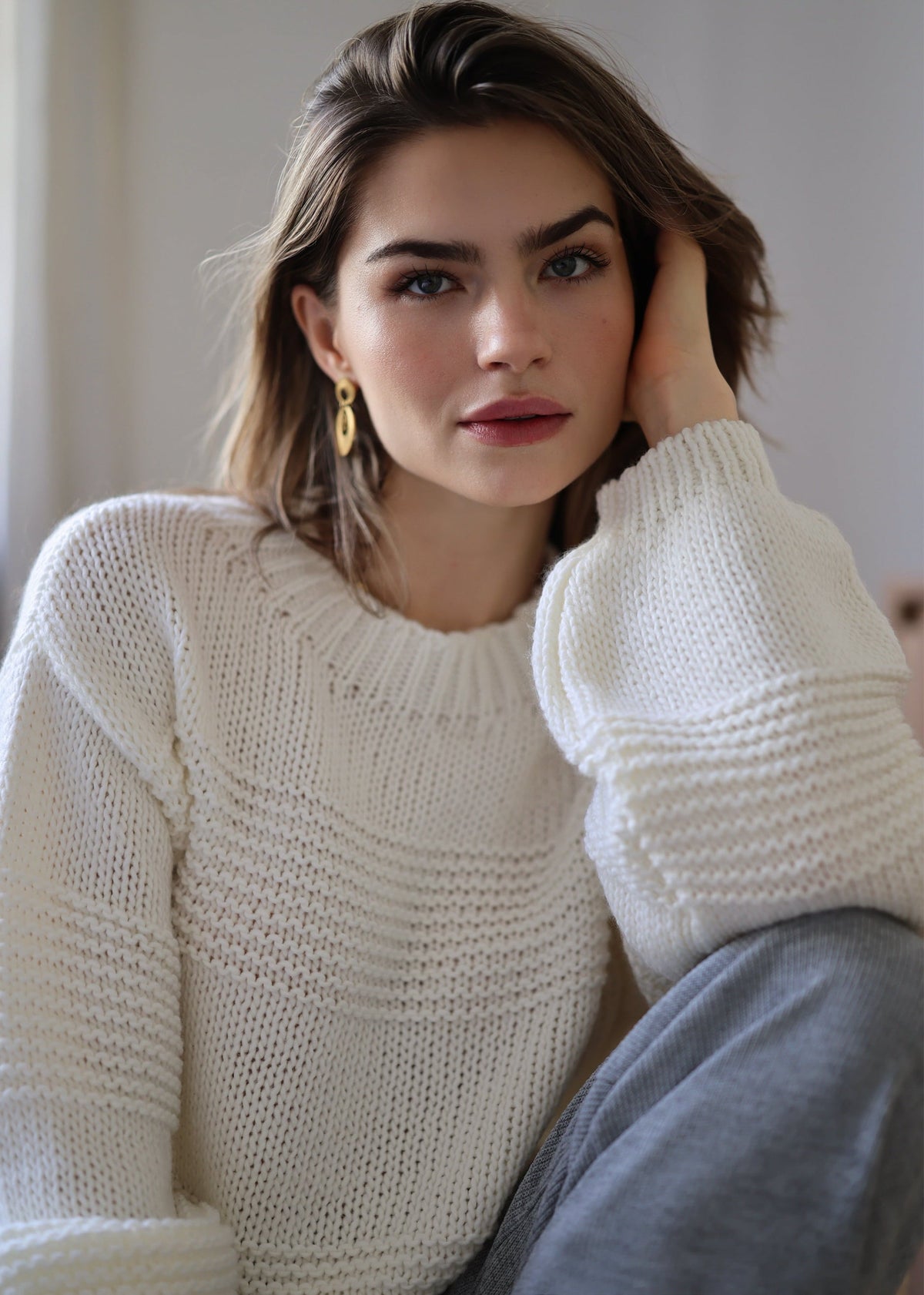 Celia - Chaqueta de Punto Calado