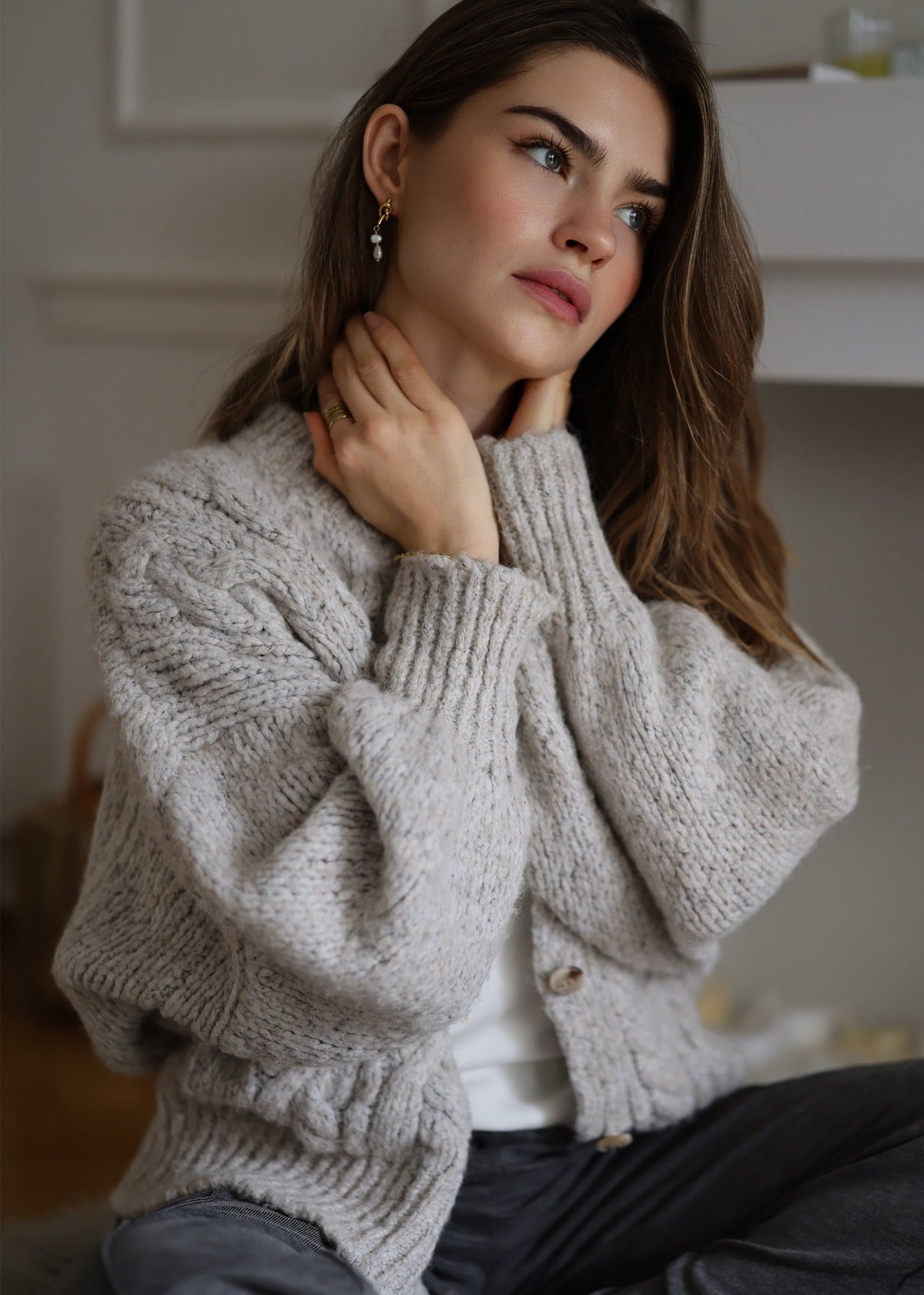 Lola - Jersey Oversize Cuello Pico