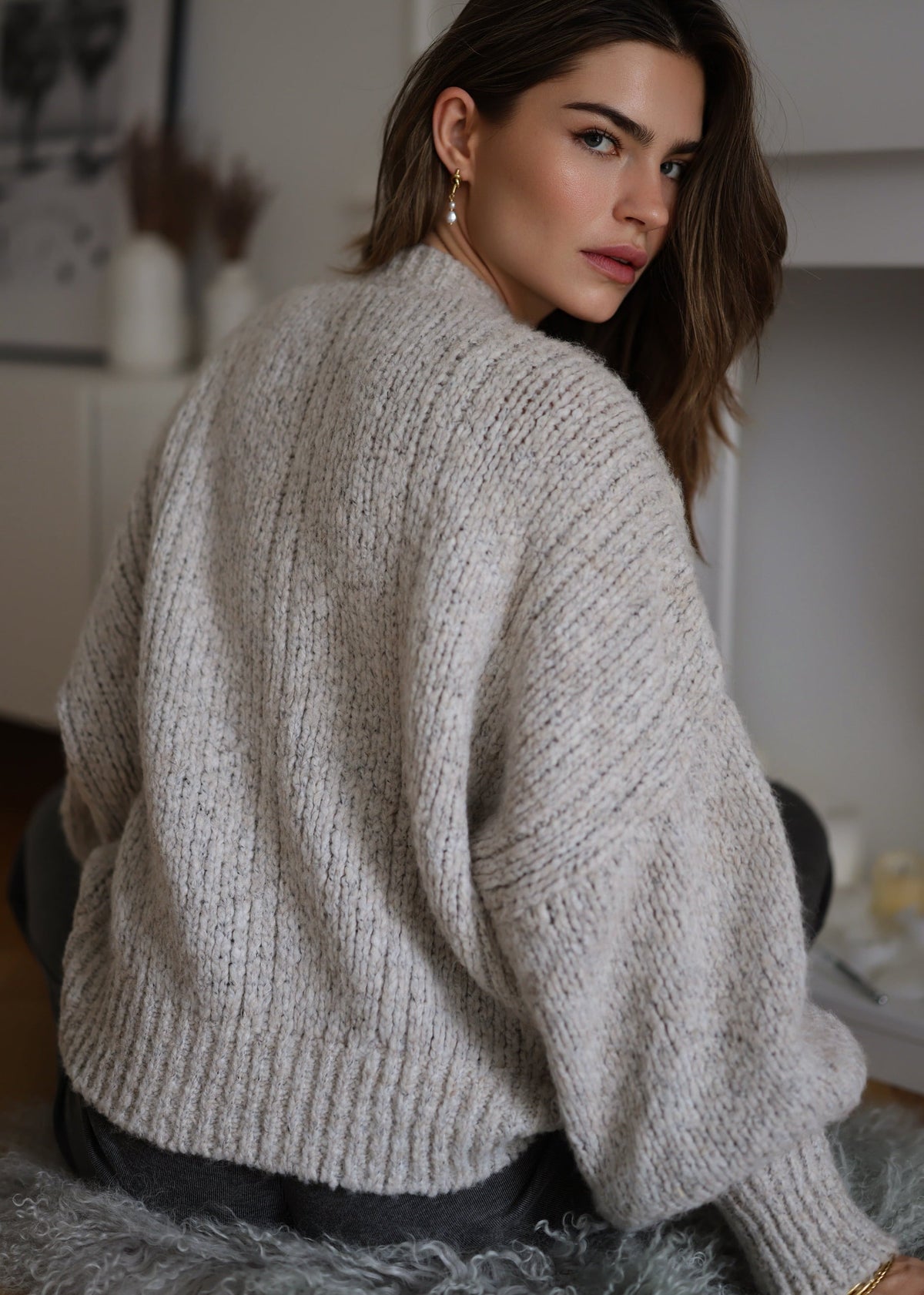 Lola - Jersey Oversize Cuello Pico