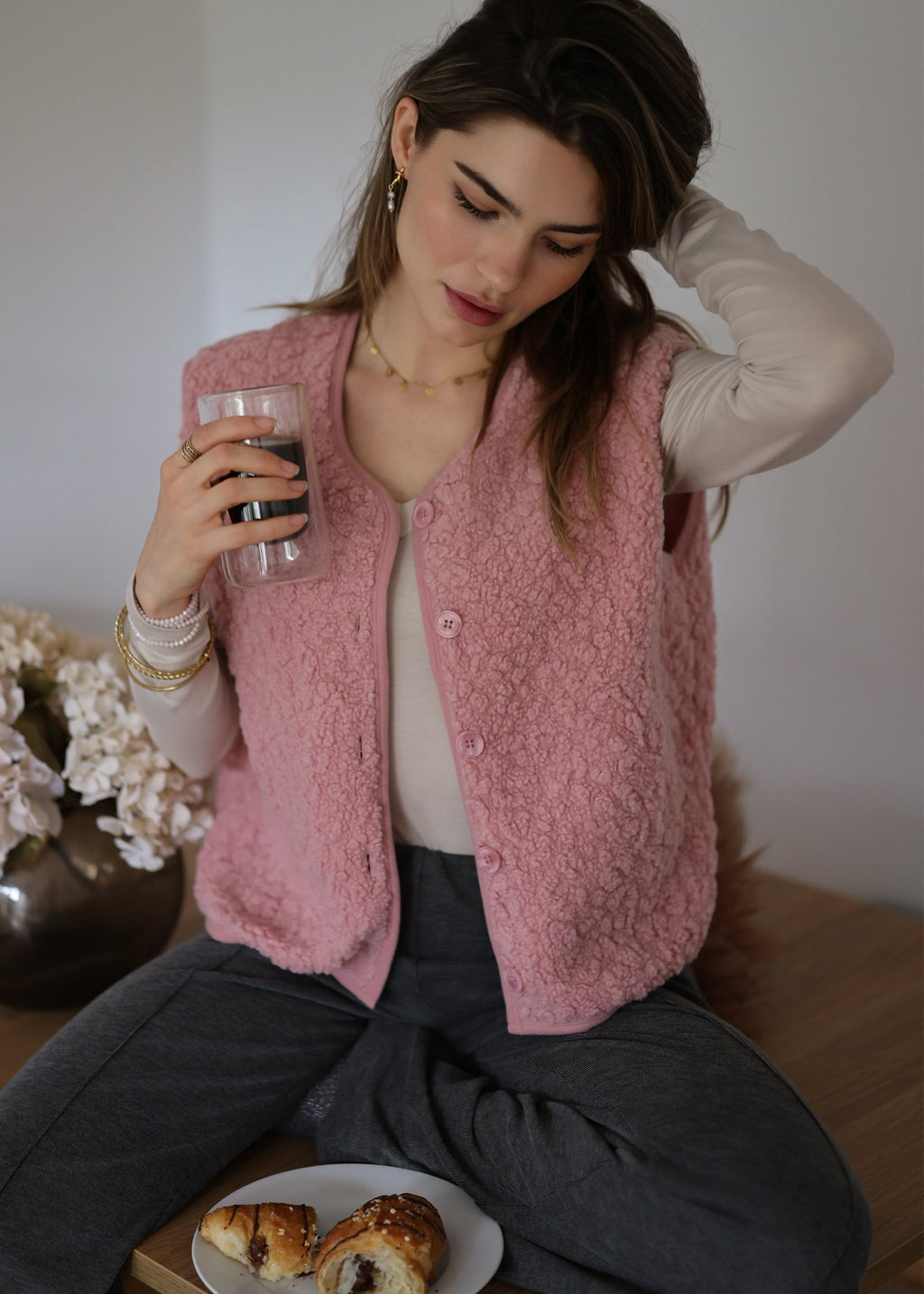 Olivia - Chaqueta de Punto Trenzado