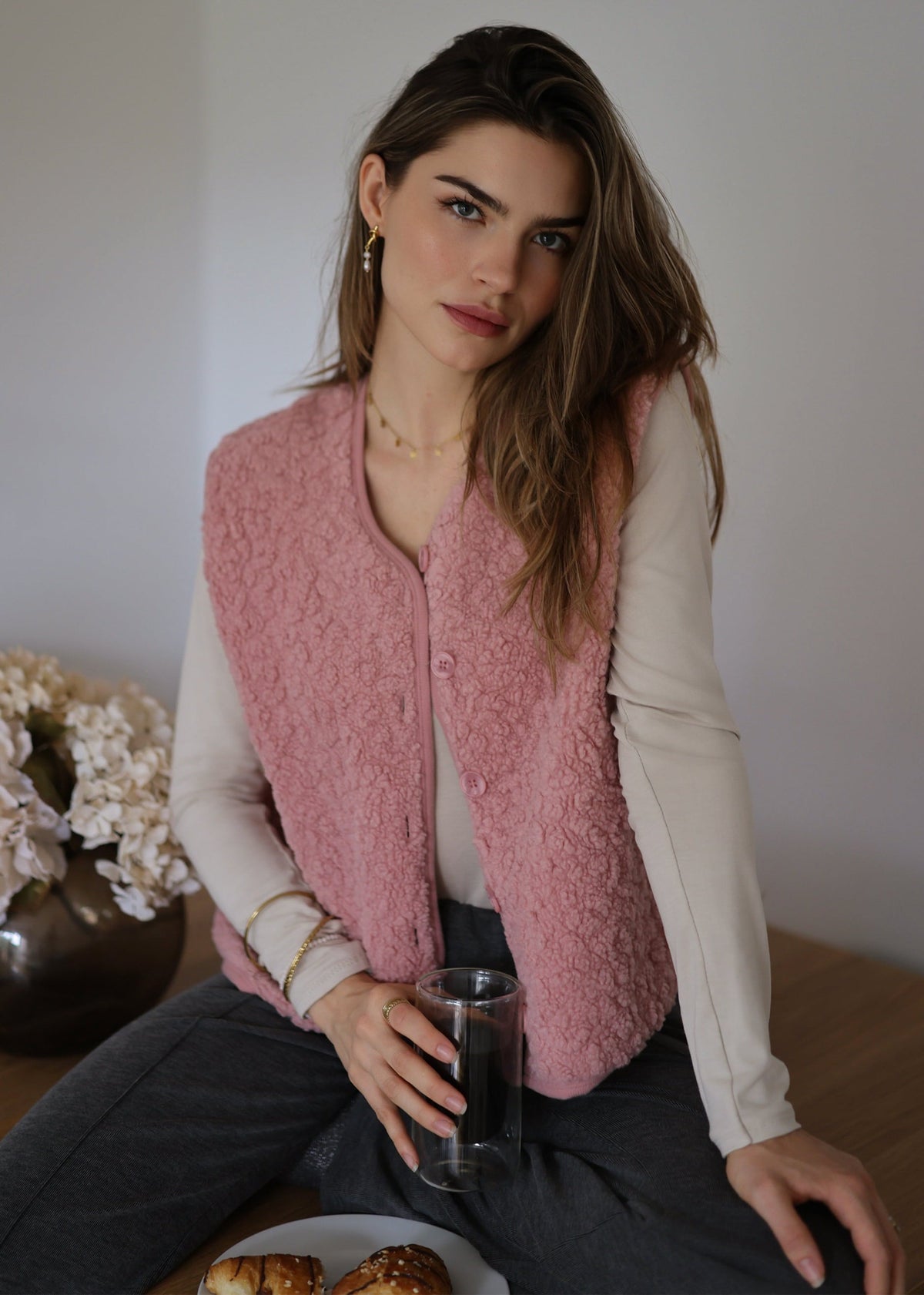 Olivia - Chaqueta de Punto Trenzado