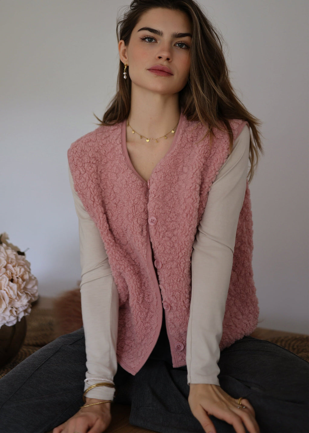 Olivia - Chaqueta de Punto Trenzado