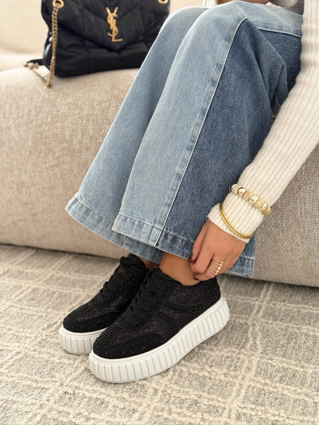Sneakers « Marian » Negro